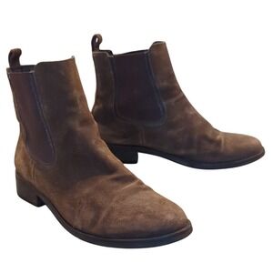 Thursday Mens Chelsea Boots Suede Brown size 10.5